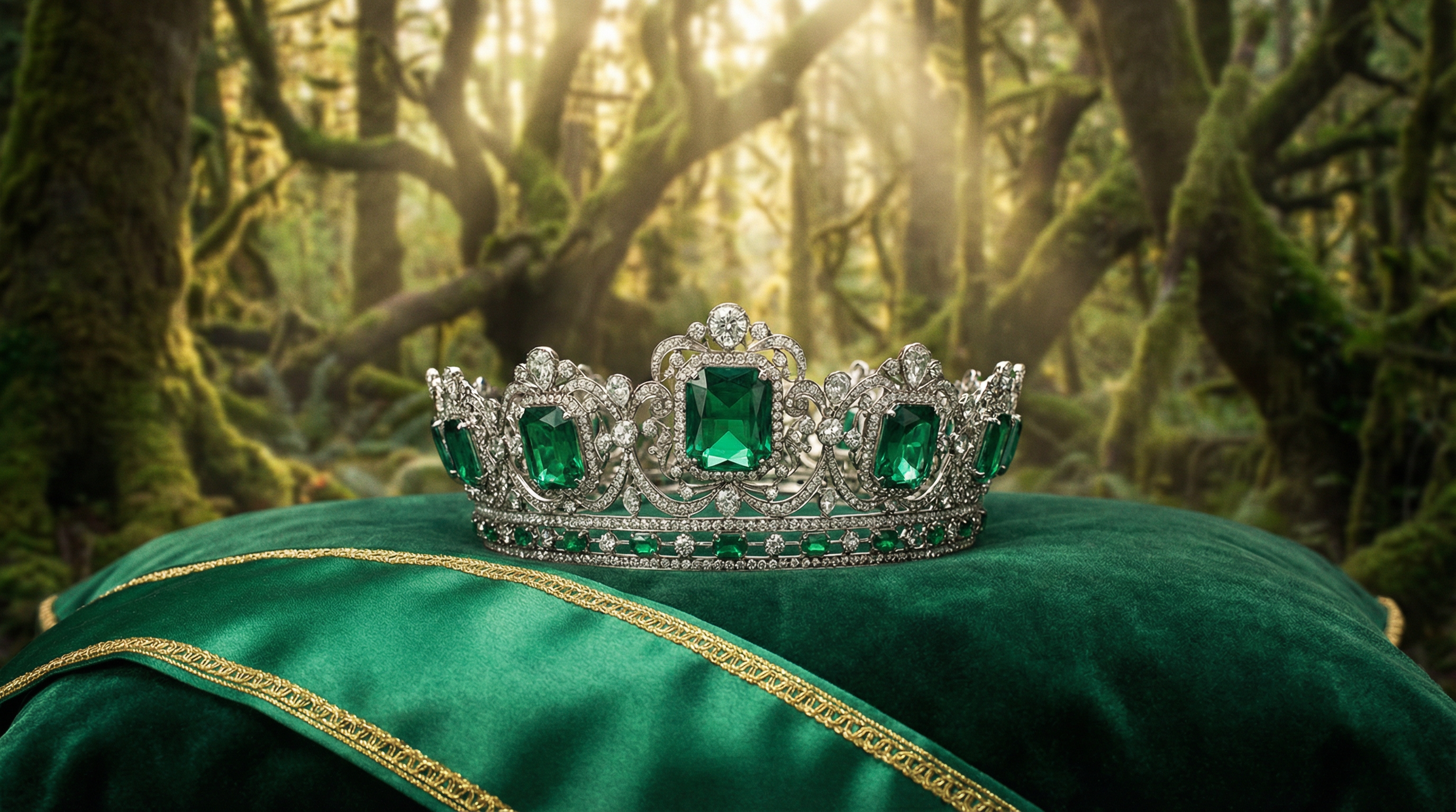 Miss Fabulous America Oregon Crown in Forest
